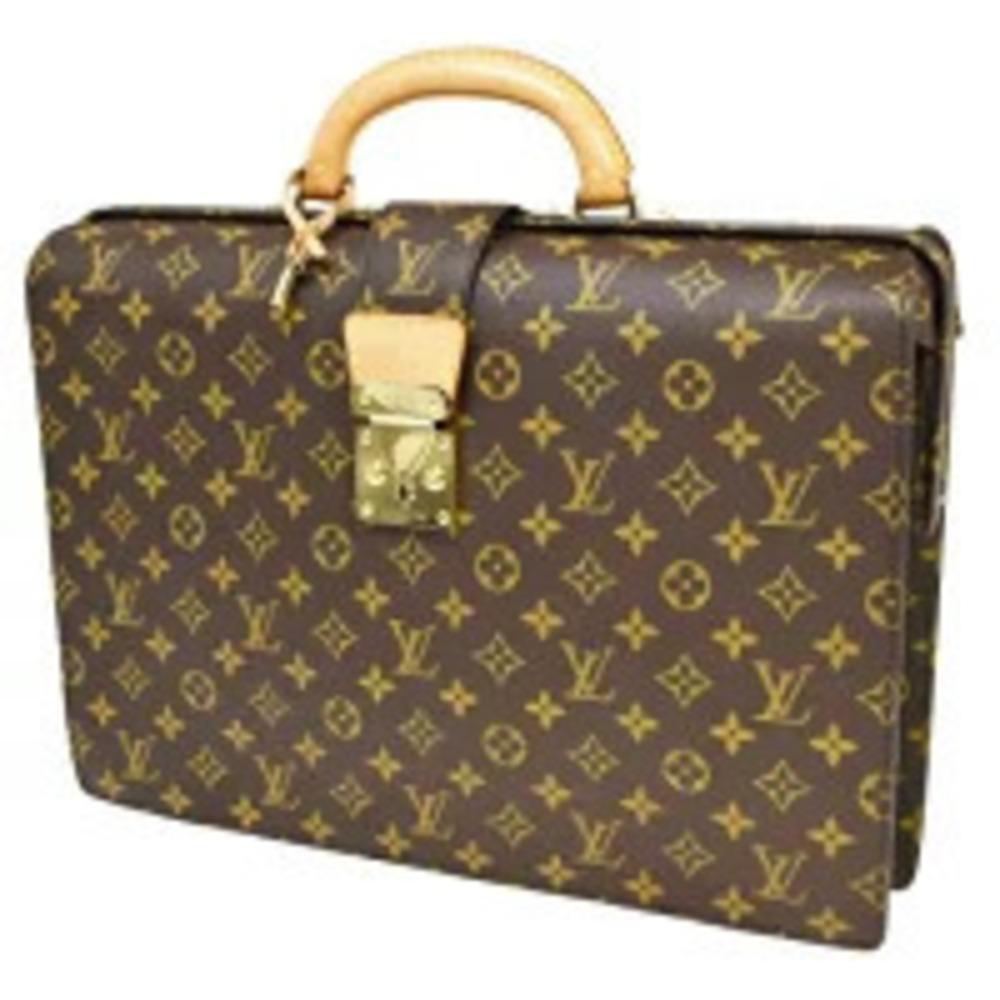 Louis Vuitton Serviette Fermoire Briefcase Handbag Monogram Leather